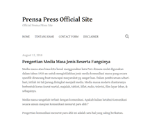 Tablet Screenshot of prensapress.com
